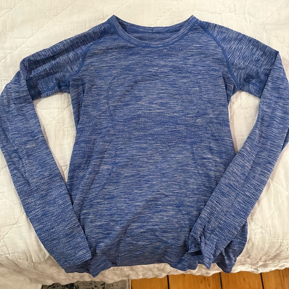 Heather blue long sleeve swiftly